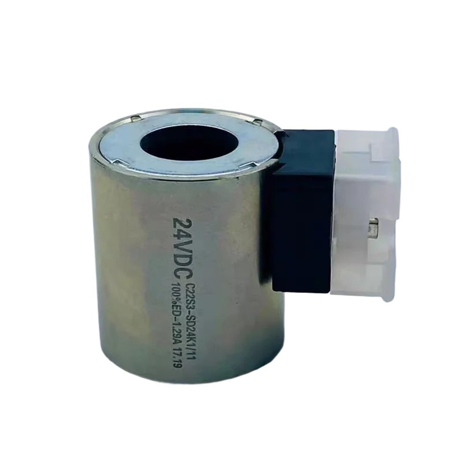 1pcs Hydraulic Solenoid Valve Coil C22s3-Sd24k1/12 1.29A Inner Diameter 22mm Outer Diameter45mm Height 50mm 12VDC 24VDC(DC12V)
