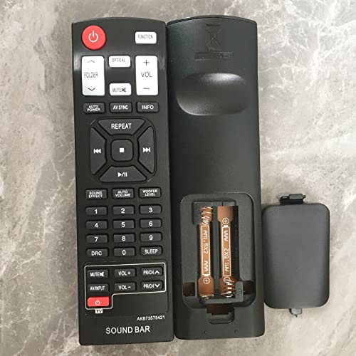 New Akb73575421 Replacement Sound Bar Remote Control For Lg Sound Bar/Tv Television (Akb-73575421) #TOP5