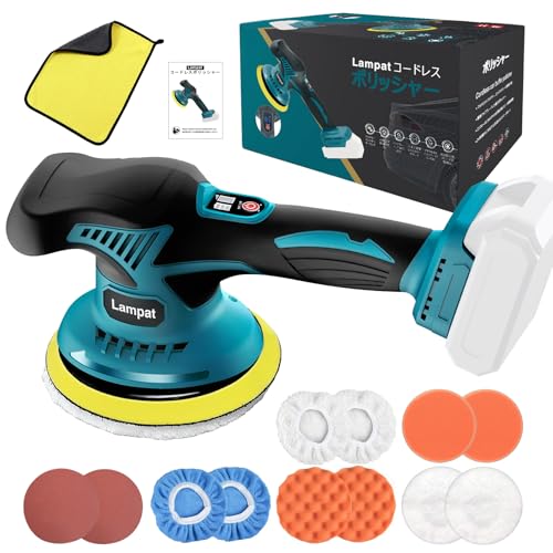 Lampat ポリッシャー 車 ダブルアクション...