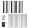 WEBROIL Grill Grate & Emitter Plate for Charbroil Tru-Infrared 3 Burner 466242615 463242515 466242616 463367016 463242516 463346017,Grill Parts for Charbroil Commercial Grill G466-0025-W1 G472-0028-W1