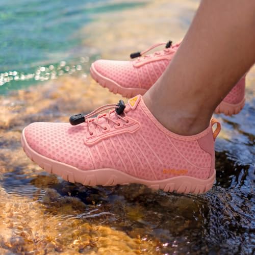 Image of SIMARI Water Shoes for Women Men - Barefoot Quick-Dry Aqua Socks | Lightweight Swim Shoes for Surfing, Swimming, Beach Sports, Kayaking, Diving | Non-Slip Design