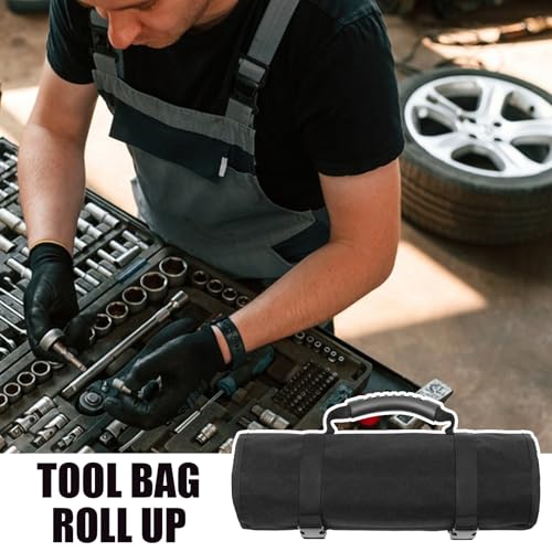 Sac à outils enroulable pliable et sac de transport imperméable 36cm