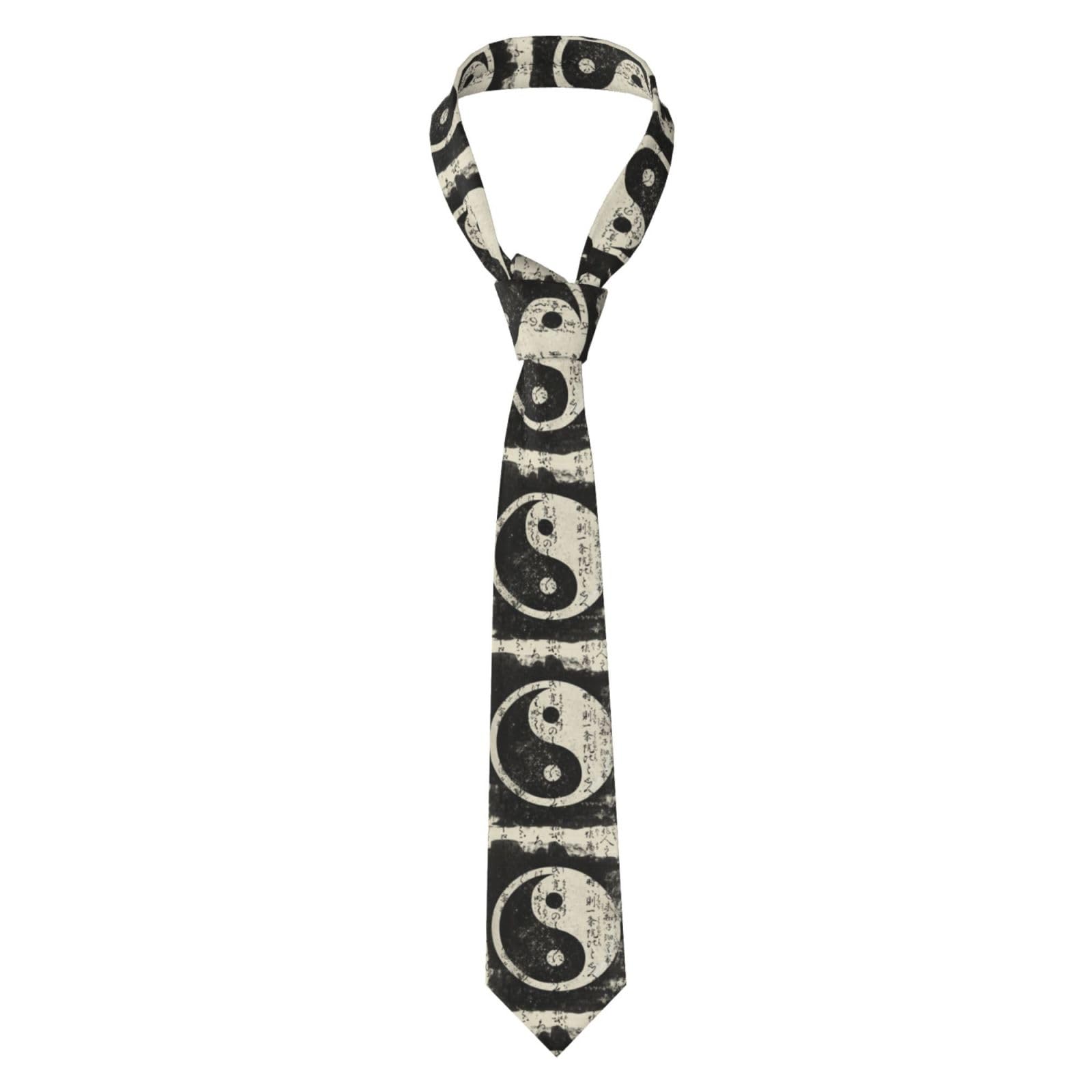 IFHSIGoe Yin Yang - Corbata de cuello para hombre, para fiesta, boda, negocios, formal, gran regalo para hombres, Como se muestra en la imagen, Taille unique