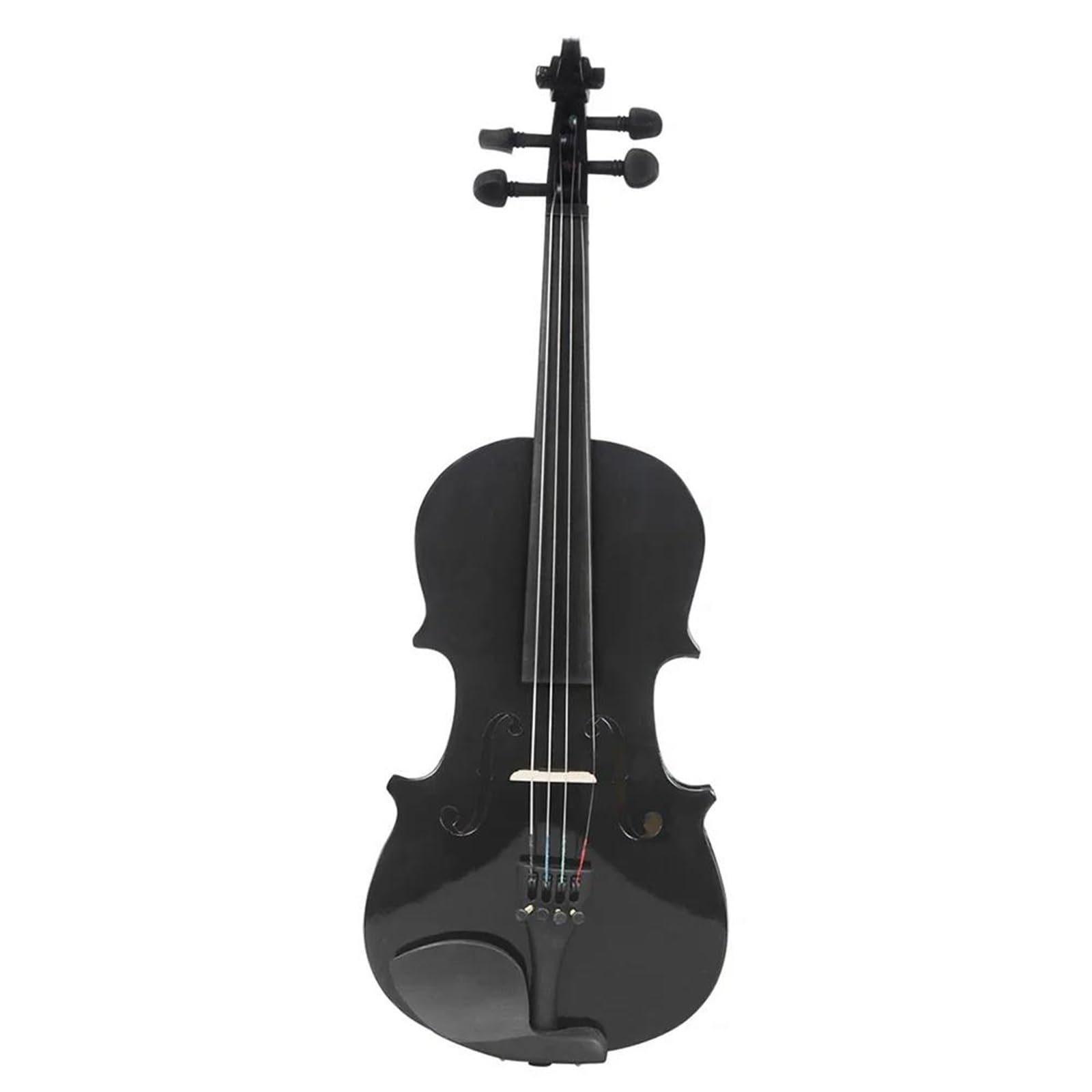 Violino Acustico In Legno Massello Scala 1/8 Violino Professionale | Scelta per principianti, strumento a corde, nero
