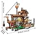 RiceBlock Pirate Ship Building Toys, Pirate Wharf Themed City Store Building Bricks Sets for Boys Age 8-12, 573 Pieces