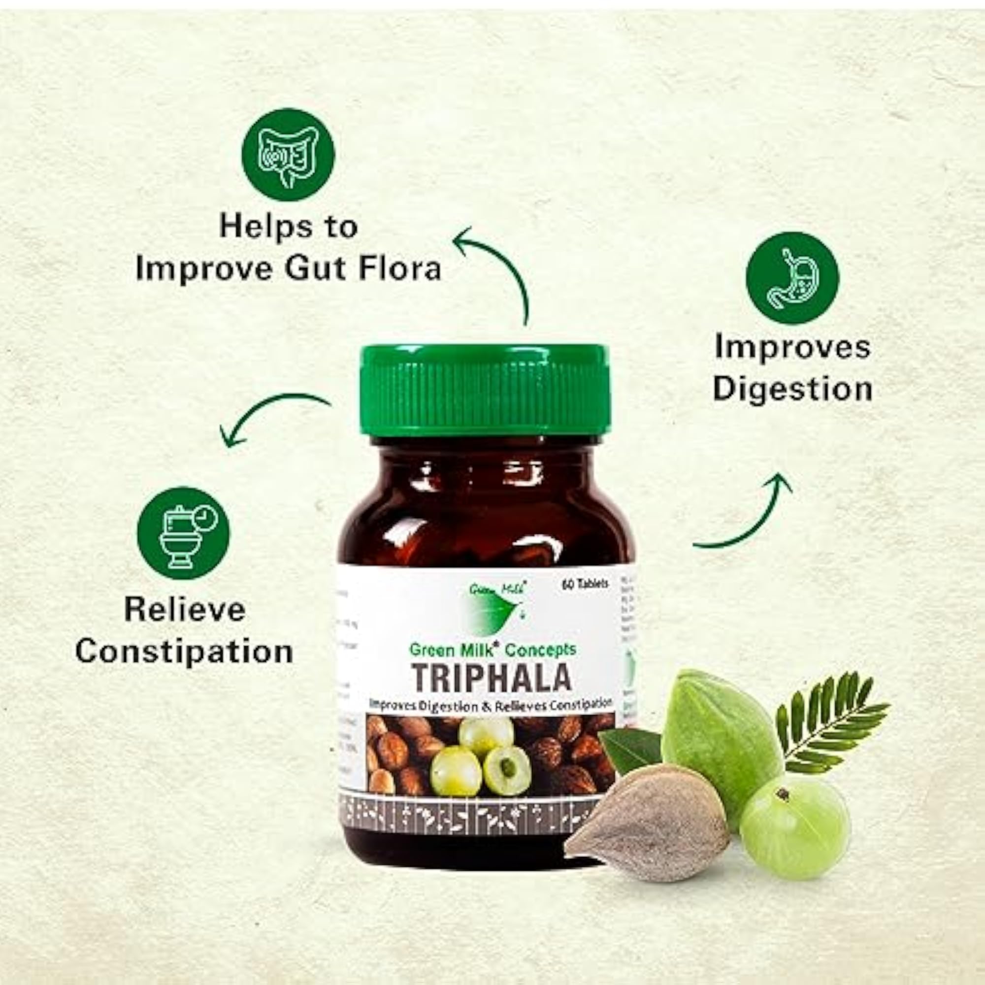 Green Milk Triphala Tablets