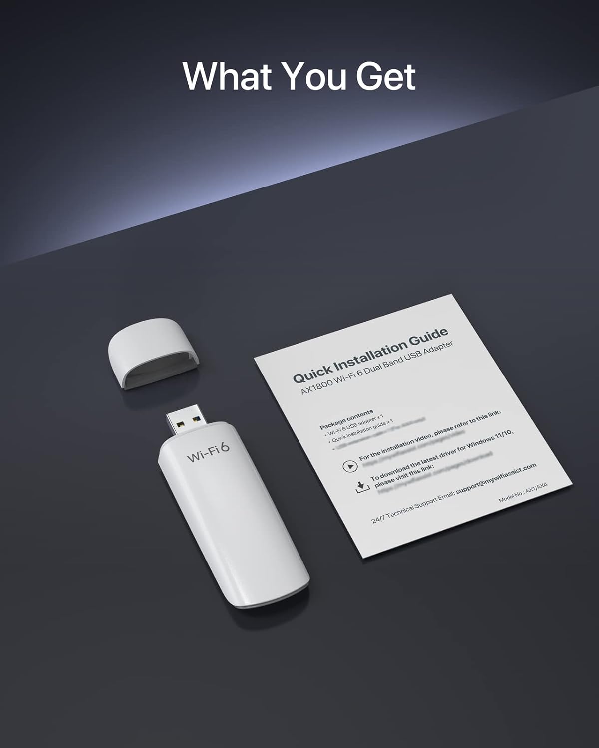 BrosTrend AX1800Mbps WiFi 6 Adapter, USB WiFi Adapter for PC Desktop Laptop of Windows 11/10 ONLY, Wireless Dual Band 5GHz 1201Mbps + 2.4GHz 574Mbps, WiFi Dongle, 802.11AX Next-Gen Wi-Fi, USB 3.0 - Image 7