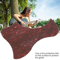 Guitare Pickguard Guitare Acoustique Pickguard Autocollant Auto-Adhésif Écaille de Tortue Rouge Canard Forme Garde… - Les Beatles, Paul McCartney, John Lennon, RIngo Starr, George Harrison Guitare Pickguard Guitare Acoustique Pickguard Autocollant Auto-Adhésif Écaille de Tortue Rouge Canard Forme Garde… – Image 4