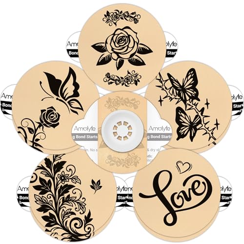 Libre 3 & Plus �^�g�D�[�Z���T�[�J�o�[ �h�� 10���p�b�N Amolyfe Freestyle Libre 3�J�o�[ �n�[�h�L���b�v�t���Փ˖h�~ �h�� �ʋC�� ��×pCGM �S���p�b�` 14���Ԃ�CGM�ی� (���[�Y)