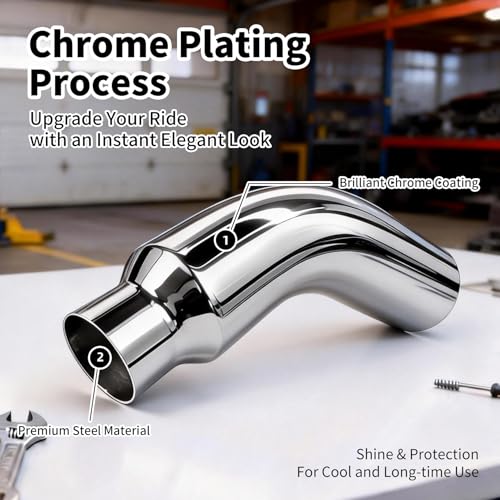 Exhaust Tip 4 to 6 Inch Elbow