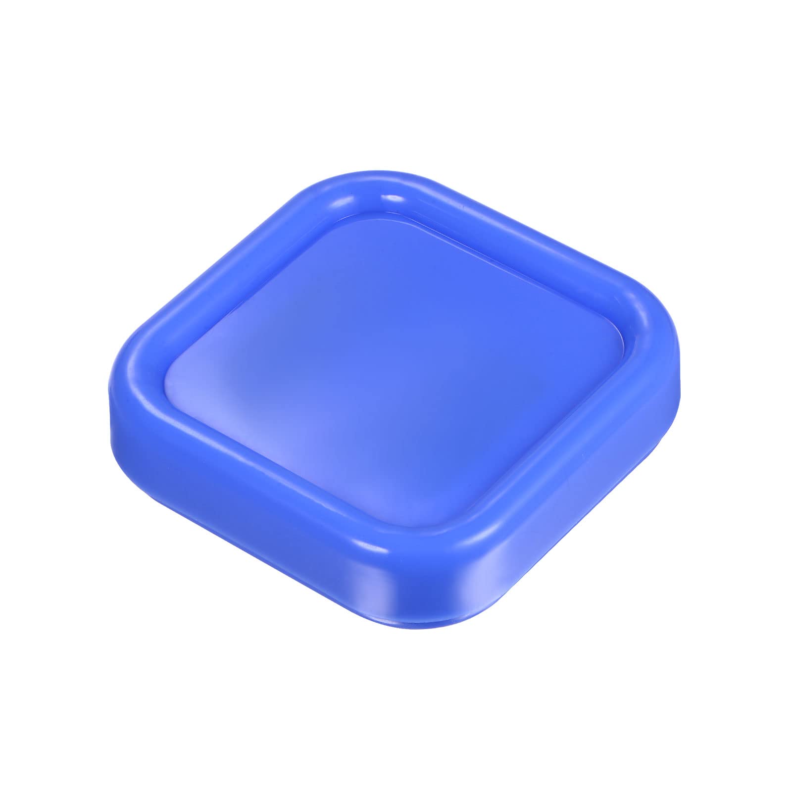 HARFINGTON Cojín magnético cuadrado de plástico magnético para alfileres de costura, estuche de almacenamiento, herramienta de cojín de aguja para proyectos de costura, color azul