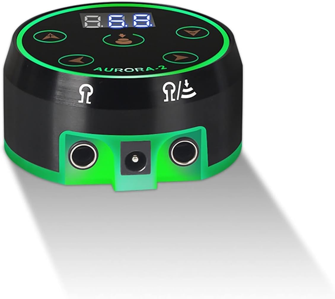 Professional Digital Tattoo Power Supply Updated Mini LCD Tattoo Supplies for Tattoo Machine