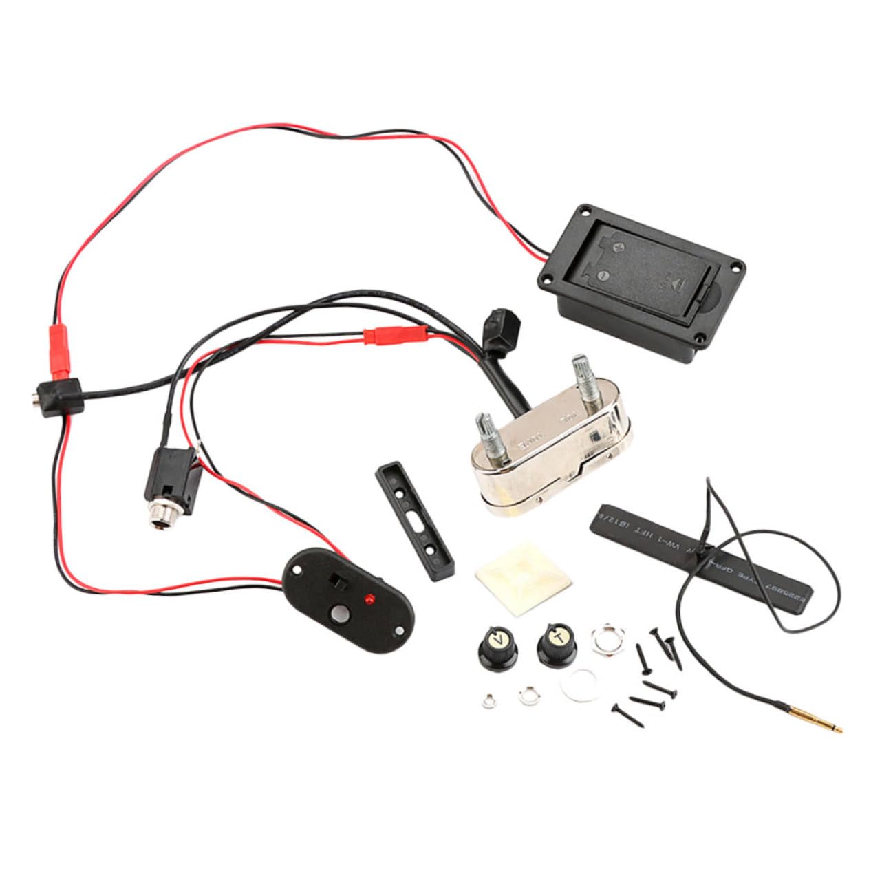Abaodam 1set Pickup Acustico Con Preamp e Controllo Eq Amplifica Suono Del Tuo Strumento Musicale Per Performance Live e Registrazioni