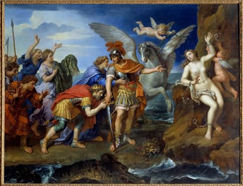 Affiche Persée délivrant Andromède par Pierre Mignard, éveillez l'émotion de l'art chez vous