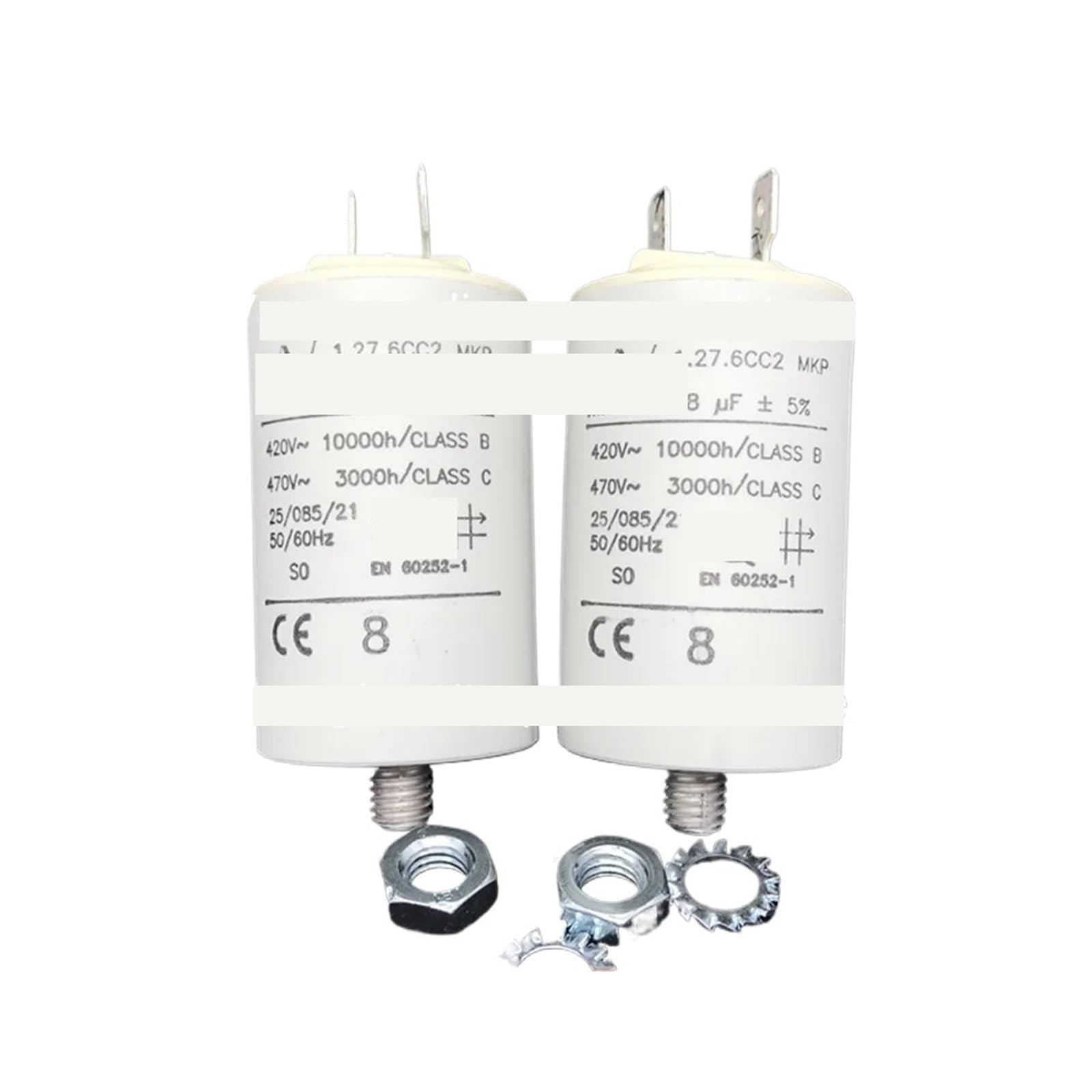 1 condensador de arranque de motor 1.27.6CC2 MKP 8UF 5%