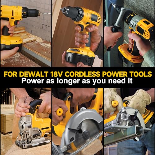 Image of 2Pack 8.0Ah Replacement for Dewalt 18V Lithum Battery XRP Compatible with 18 Volt DC9096 DC9098 DC9099 DW9095 DW9096 DW9098 DW9099 DE9039 DE9095 DE9096 DE9098 XRP Cordless Power Tools