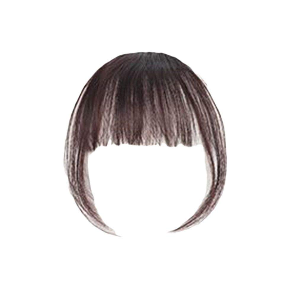 Women Girls Wig Air Bangs Mini Traceless Light Invisible Fake Bangs Hair Pad Liu Hai Tablets