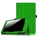 Fintie Nextbook Ares 8 / Nextbook Ares 8A / Nextbook Flexx 8 / Nextbook 8 (Old Version) Tablet Case - Slim Fit Premium Vegan Leather Folio Case Cover with Stylus Holder, Green