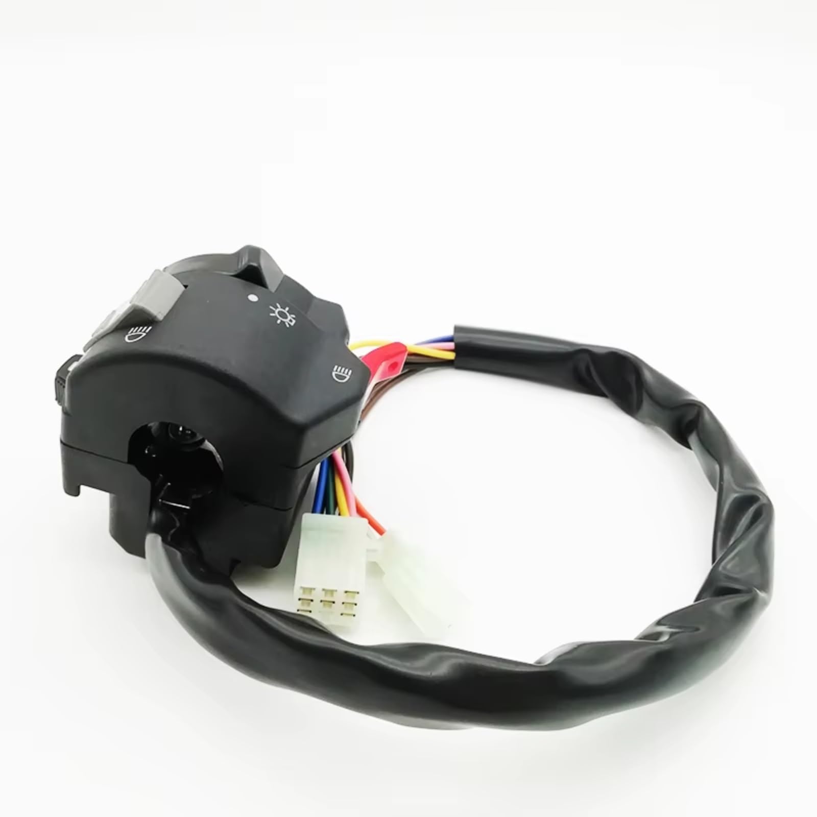 Interruttori a pulsante degli indicatori di direzione per moto da 7/8" per il controllo universale degli indicatori di direzione/fendinebbia Manubrio Kill Interruttore