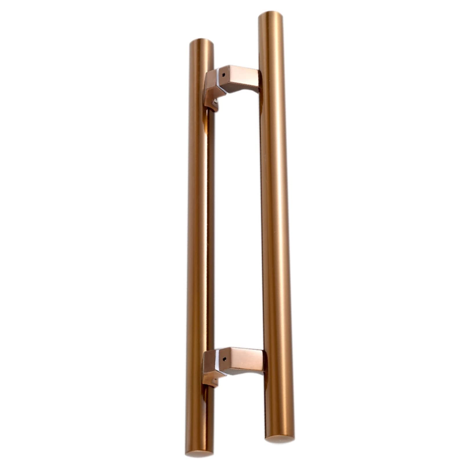 Poignée de porte longue or rose pour porte coulissante en bois de grange et garage