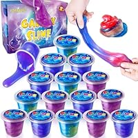 15er Pack Galaxy Slime Kit, Slime Set für Kinder, Ideales Spielzeug Geschenk für Kinder Jungen Mädchen, Slime Spielzeug für Jungen Mädche