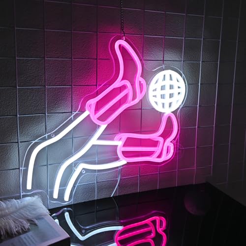 Image of Planzo Cowgirl Boots Disco Ball LED Neon Light Sign Girl Party Wall Decor | Western Cowboy Decoration, Bedroom Game Room Man Cave Wall Sign Decor, Wedding Birthday Christmas Gift, Pink 12.2 inch X13.8 inch USB