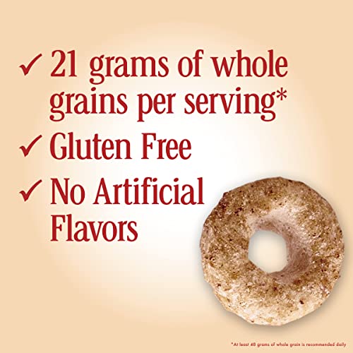 Image of Cheerios Cinnamon , Gluten Free Breakfast Cereal, 14.3 oz Box (Pack of 8)