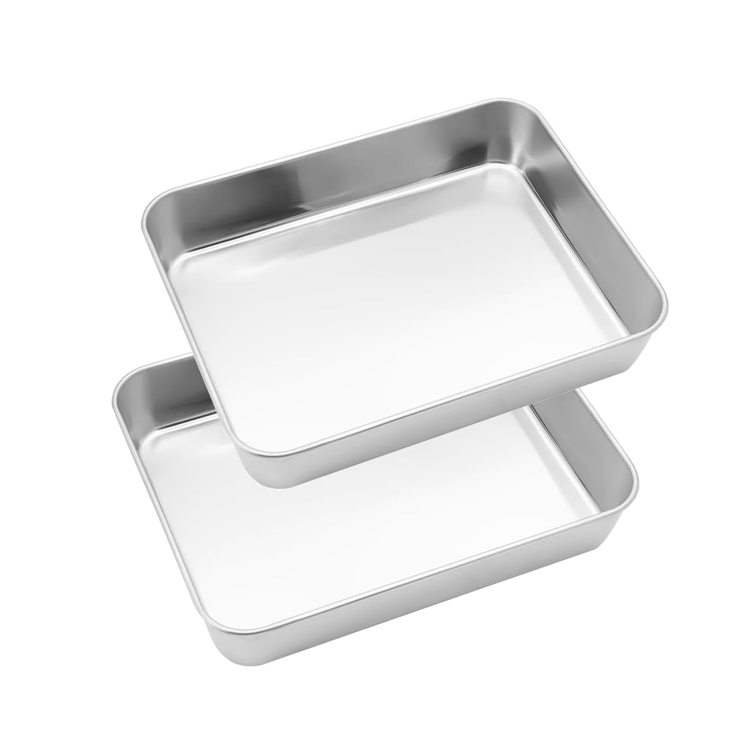 Moule à brownie en acier inoxydable non toxique avec finition miroir durable