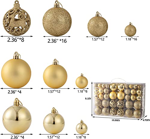 Boules de Noël pour sapin et table de mariage en Lot de 100 - 5