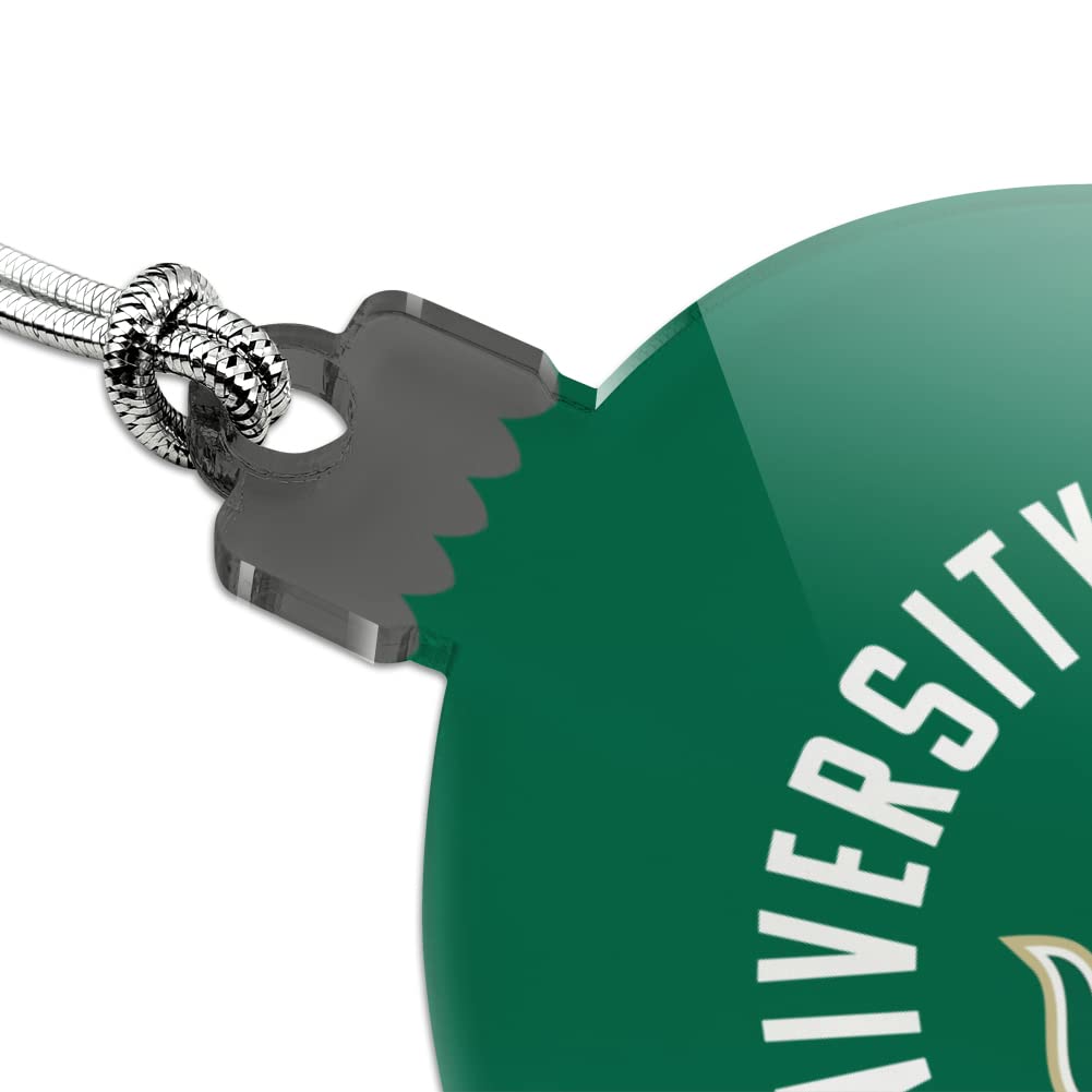 GRAPHICS & MORE University of South Florida Bulls Logo Acrylic Christmas Tree Holiday Ornament