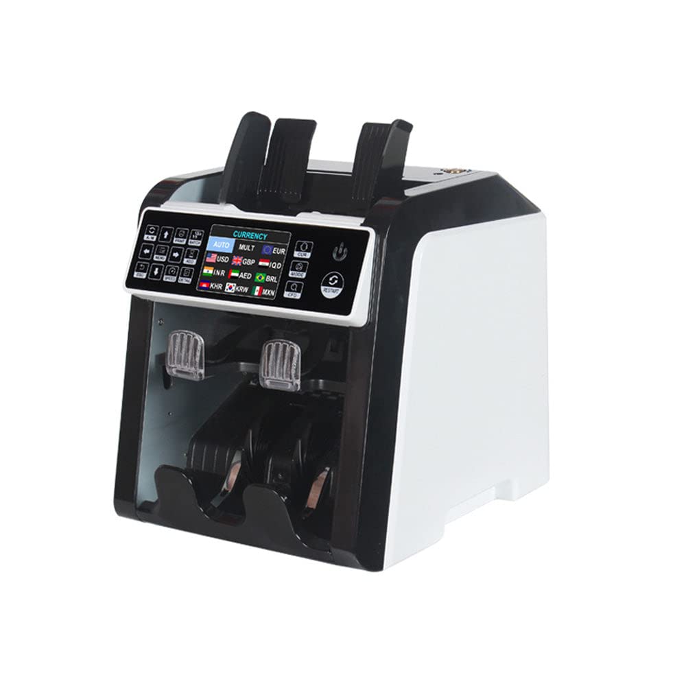 CRONY AL-950 Multi Currency Mix Value Money sorter Cash Counting Machine Money Counter Multi Currency Counting Machine Counterfeit Money Detectors Bill Counting Machine