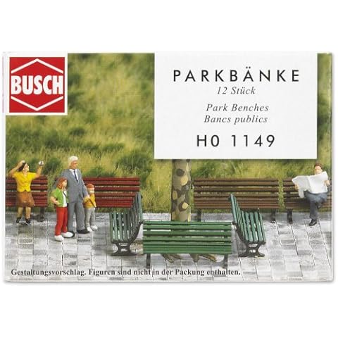 Busch 1149 - Bancos de parque (12 unidades) Cover