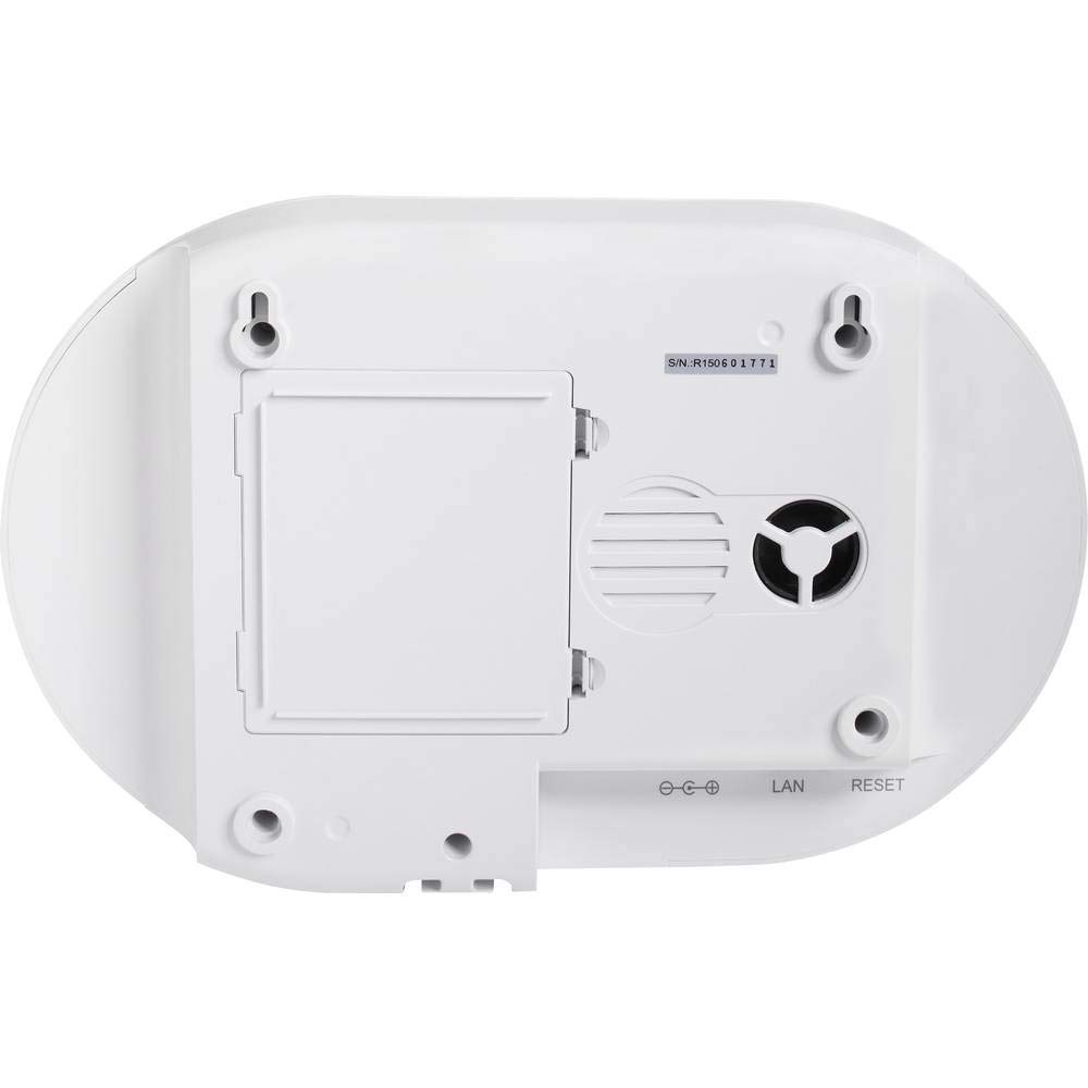 ABUS Smartvest sistema de alarma inalámbrico Central de alarma antirrobo | ampliable | ganador de la prueba | acceso remoto iOS + Andriod app | blanco | 38828