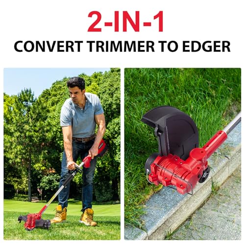 Image of PowerSmart 40V 20 inch Self-Propelled Mower + 13 inch Trimmer & Edger