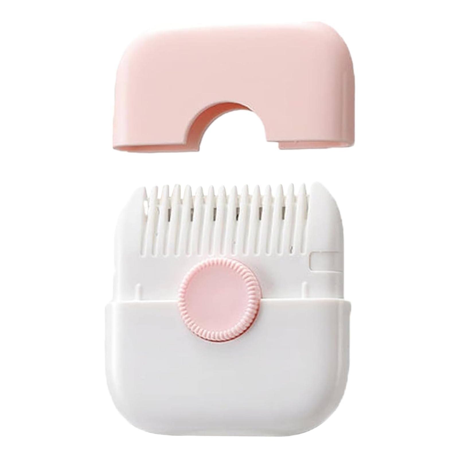 Hair Split End Trimmer, 2 in 1 Hair Trimmer, Hair Trimming and Finishing 2 in 1 Bangs Trimmer for Broken, Frizzy, Dry, and Brittle Split Ends, Men & Women Hair Care Treatment (Pink)