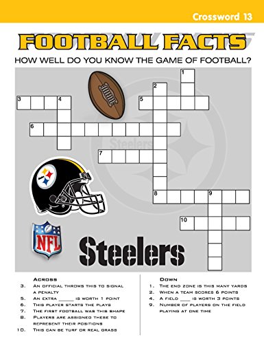 In The Sports Zone Nfl Pittsburgh Steelers Activity Book/Yellow/Black/One Size #TOP2
