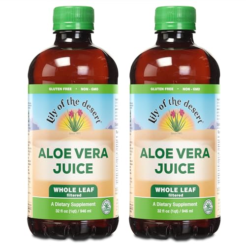 Lily of the Desert Aloe Vera Juice, 32 Fl Oz (Pack of 2)