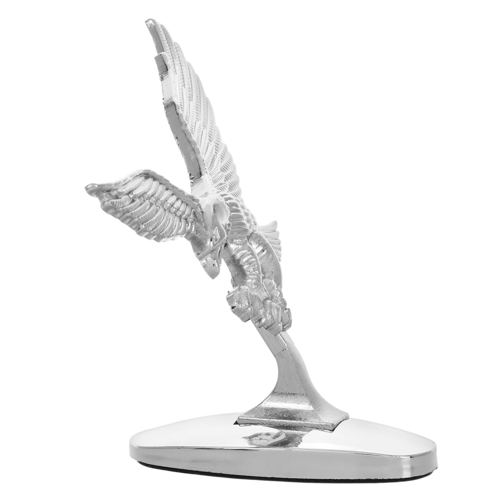 GRIRIW Metal Eagle Hood Ornament Durable Automotive Bird Sculpture for Car Motorcycle Decoration Fit Front Logo Badge Unique Vintage Style Vehicle Accessory
