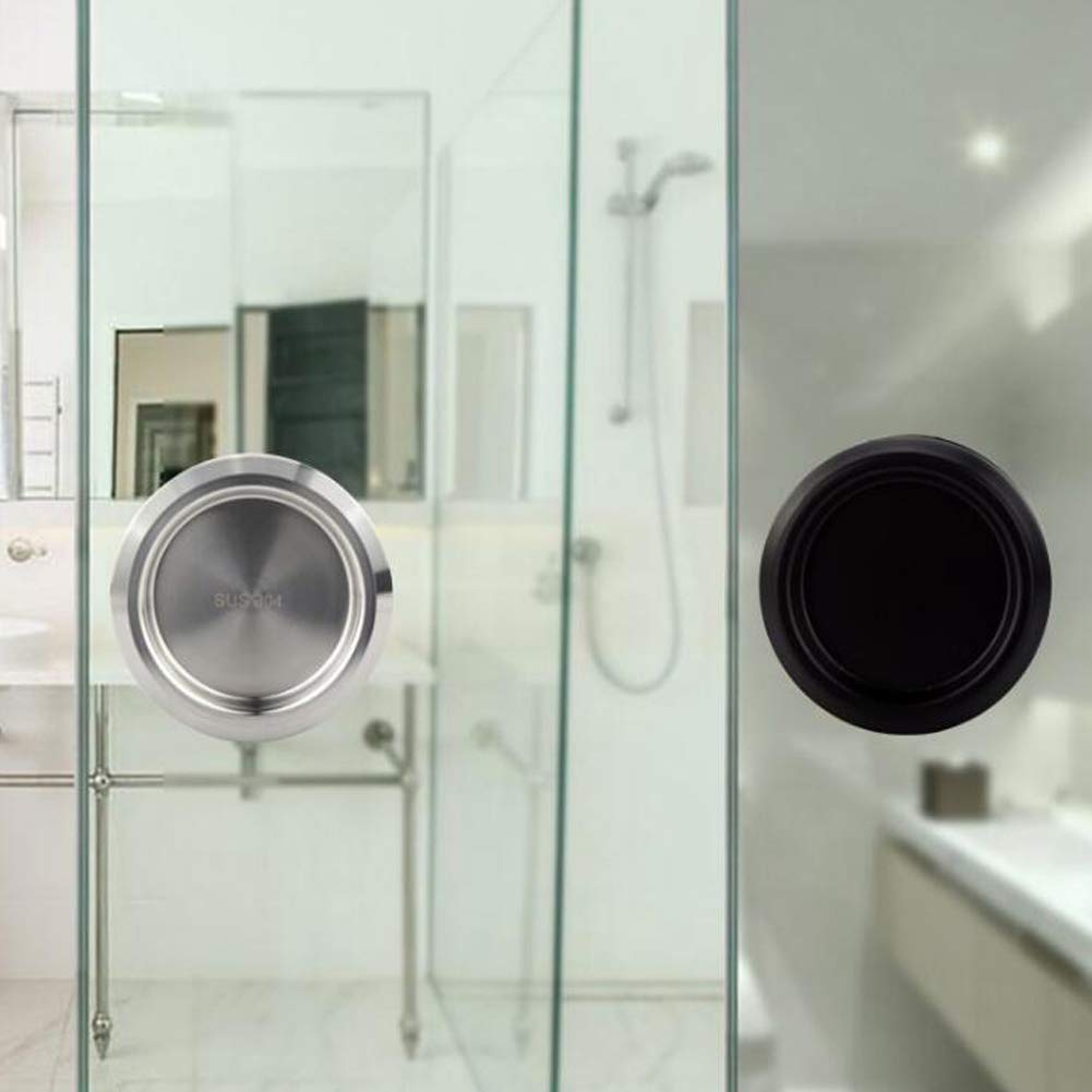 Stainless Steel Shower Door Knobs - 2 Pack -3