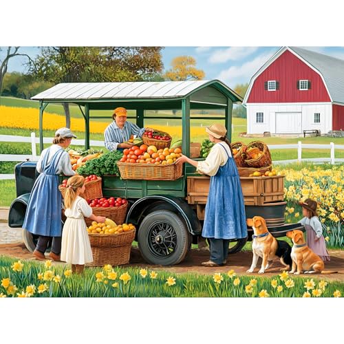 500 Pieces Jigsaw Puzzles for Adults, Pasture Fruit Jigsaw Puzzle