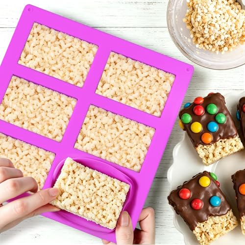 Moule rectangulaire à 6 cavités MGWOTH pour éviter que vos barres maison ne collent - 6
