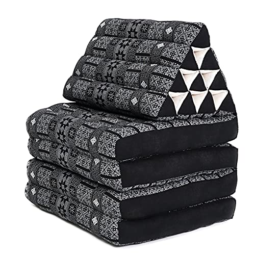 Image of Leewadee Thai Foldable Floor Mat 89 x 20 inches Kapok with Backrest
