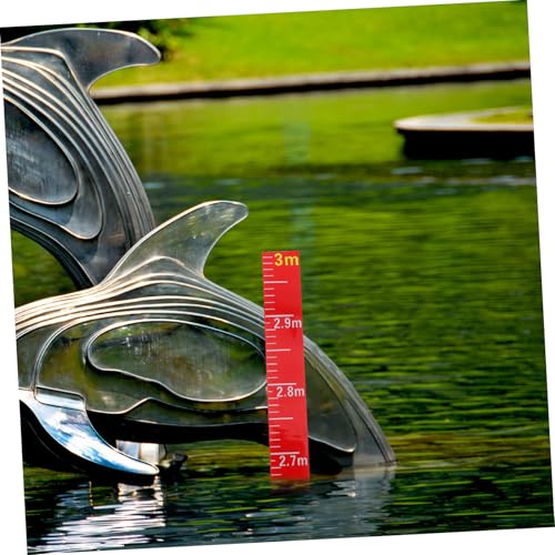 Pegatinas medidoras de agua Gatuida rojas de PVC autoadhesivo 4