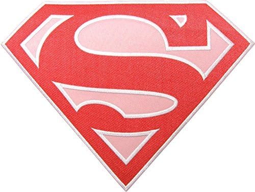 Large Pink Supergirl Logo Patch/Applique
