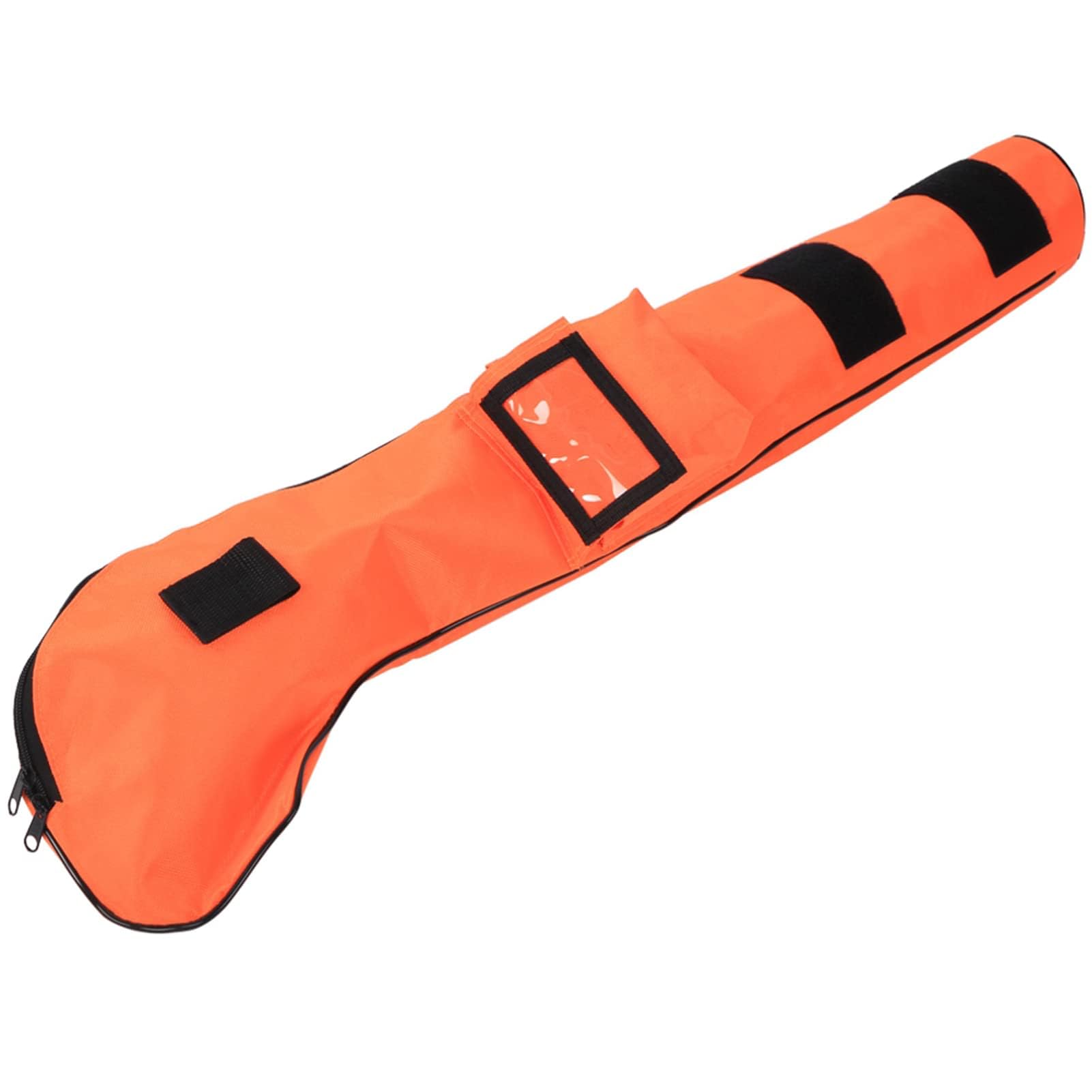 Kids Golf Club Bag, 32.3x3.7in Portable Nylon Waterproof Children Shoulder Bag Soft Foldable Golf Club Travel Pouch for Outdoor Practice Training (Orange)