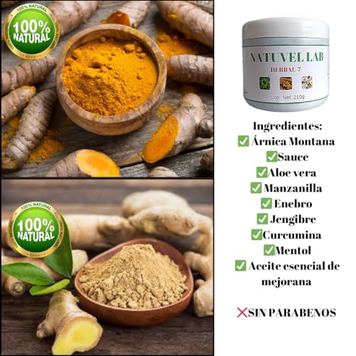 Proteínas, pomada muscular Marca Natuvel Lab (2)