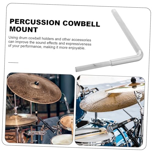 Mikinona Soporte para Cowbell con Varilla, Montura Estable para Percusión para Baterías miniatura 7