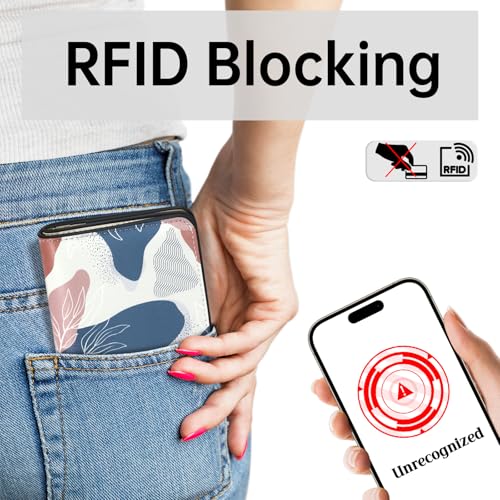 RFID Blocking Luxury Leather Wallet for Women - Compact Bifold Mini Purse with ID Window - Image 5