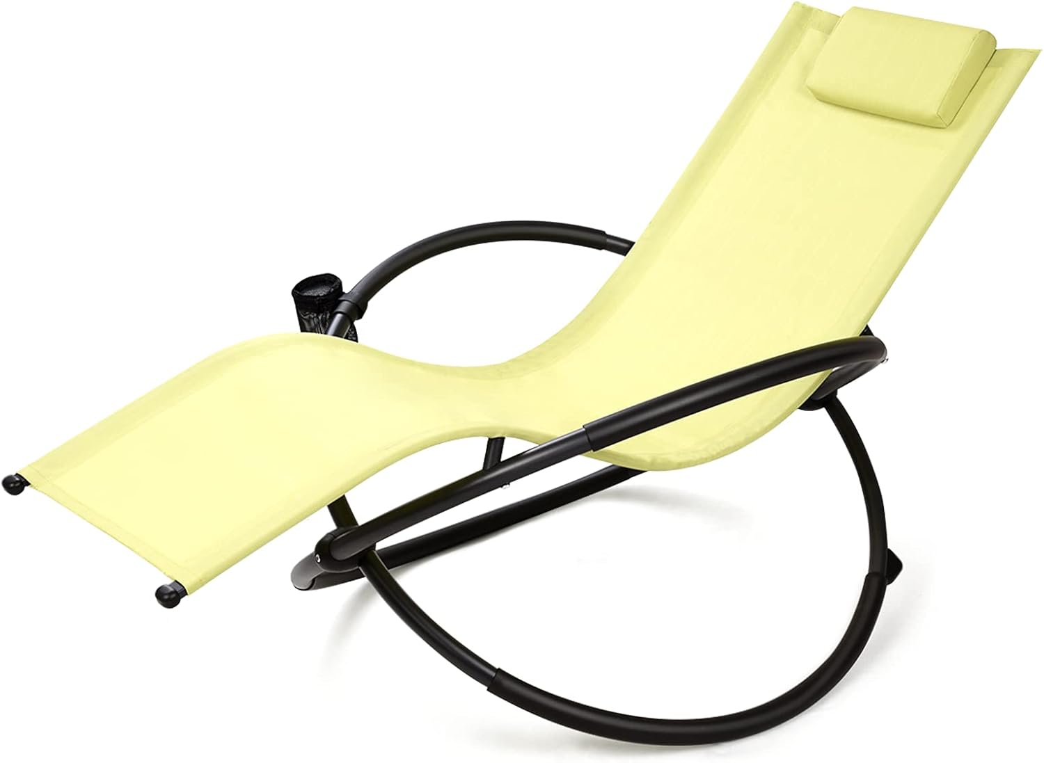 CASART Outdoor Rocking Chair, ZeroGravity Orbital Rocker Lounger with