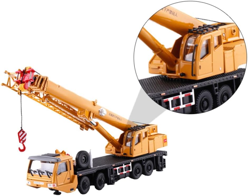 Scale Alloy Crane Model Car Toy Boys and Girls Building Toys for Boys and Girls
